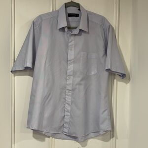 Versace Classic V2 Mens Light Blue Short sleeve Shirt Size 17